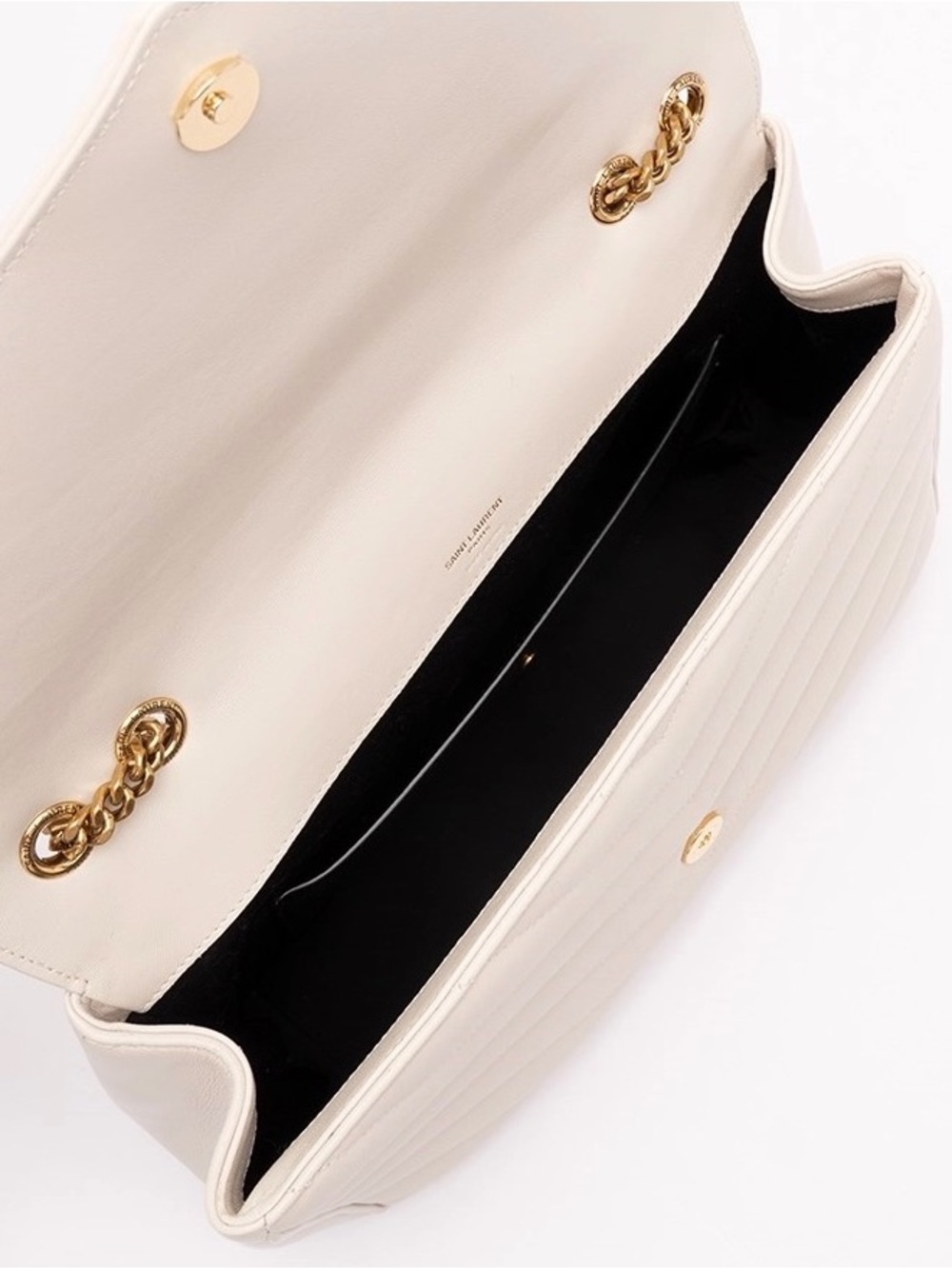 SAINT LAURENT Loulou large quilted leather flap shoulder chain bag - Picture 2 of 7